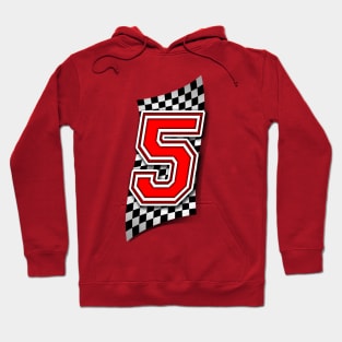 Racer Number 5 Hoodie